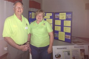 Geoff Payne and Lynn Wehner, Pres, and VP of Virginia Master Naturalist